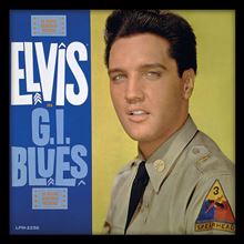 FRAMED ELVIS PRESLEY - G.I. BLUES