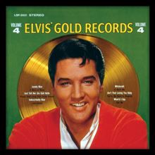 ELVIS PRESLEY - GOLD RECORD